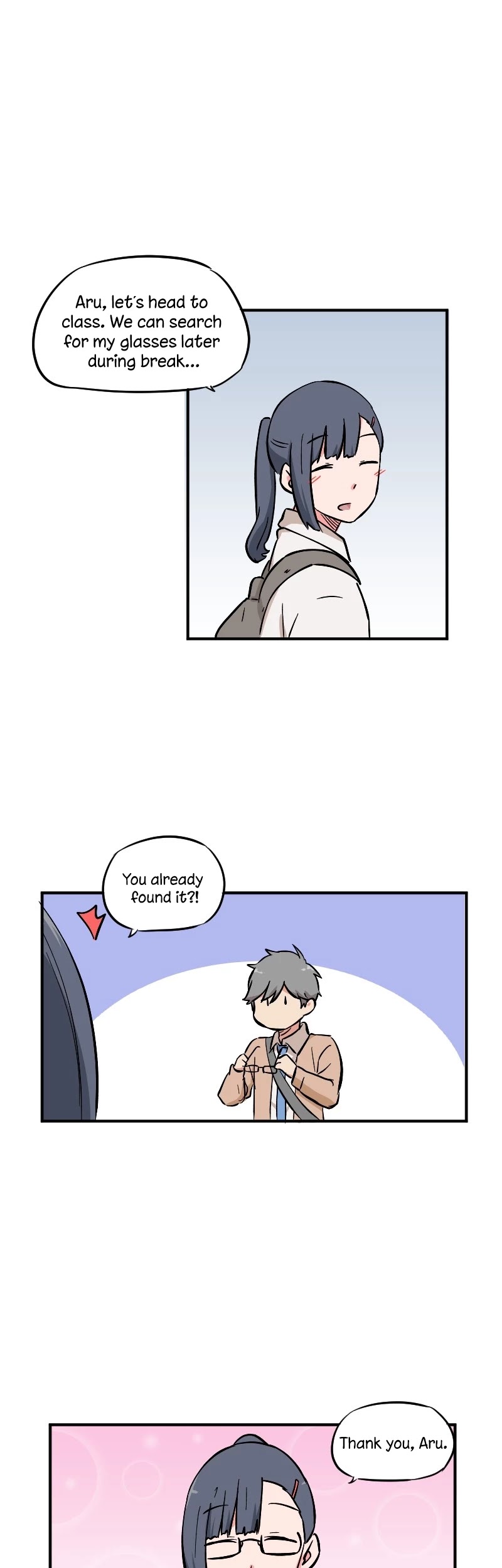 Minus (Egimugia) Chapter 5 page 8 - Chapter 5: The Tragedy of Mr. Glasses