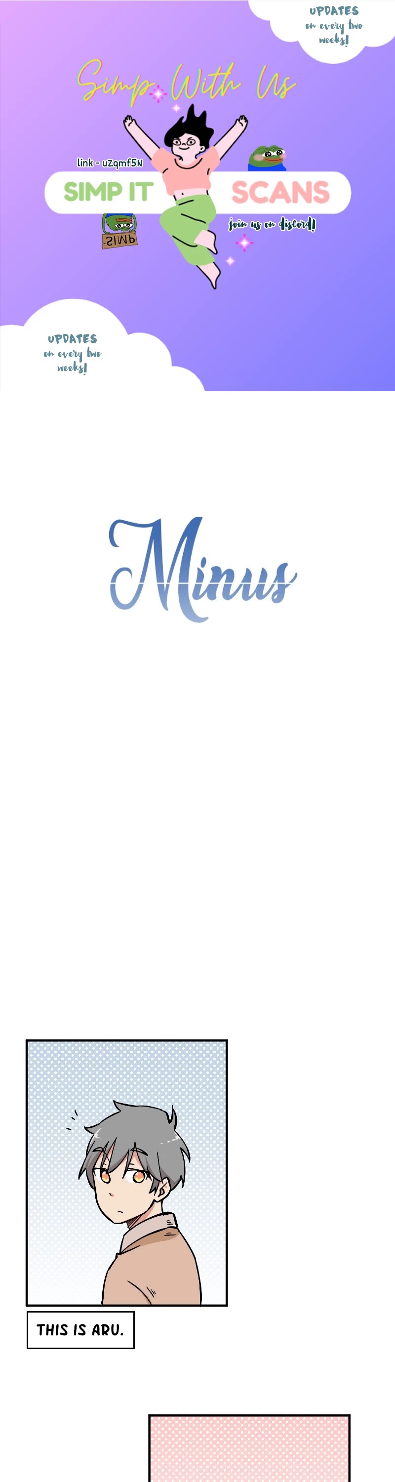 Minus (Egimugia) Chapter 6 page 1 - Chapter 6: A Wesponsible Man