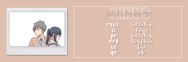 Minus (Egimugia) Chapter 8 page 1 - Chapter 8: Questionable Insensitivity