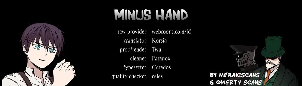 Minus Hand Chapter 6 page 1 - Chapter 6