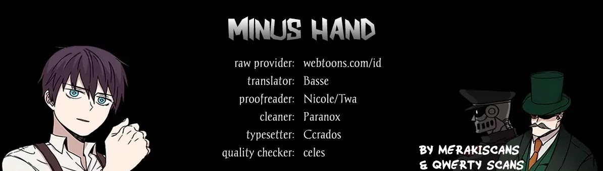 Minus Hand Chapter 8 page 1 - Chapter 8