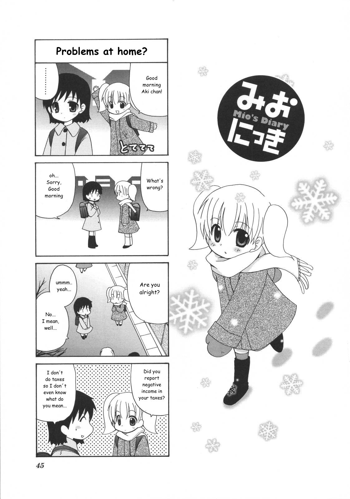 Mio's Diary Chapter 11 page 1 - Chapter 11