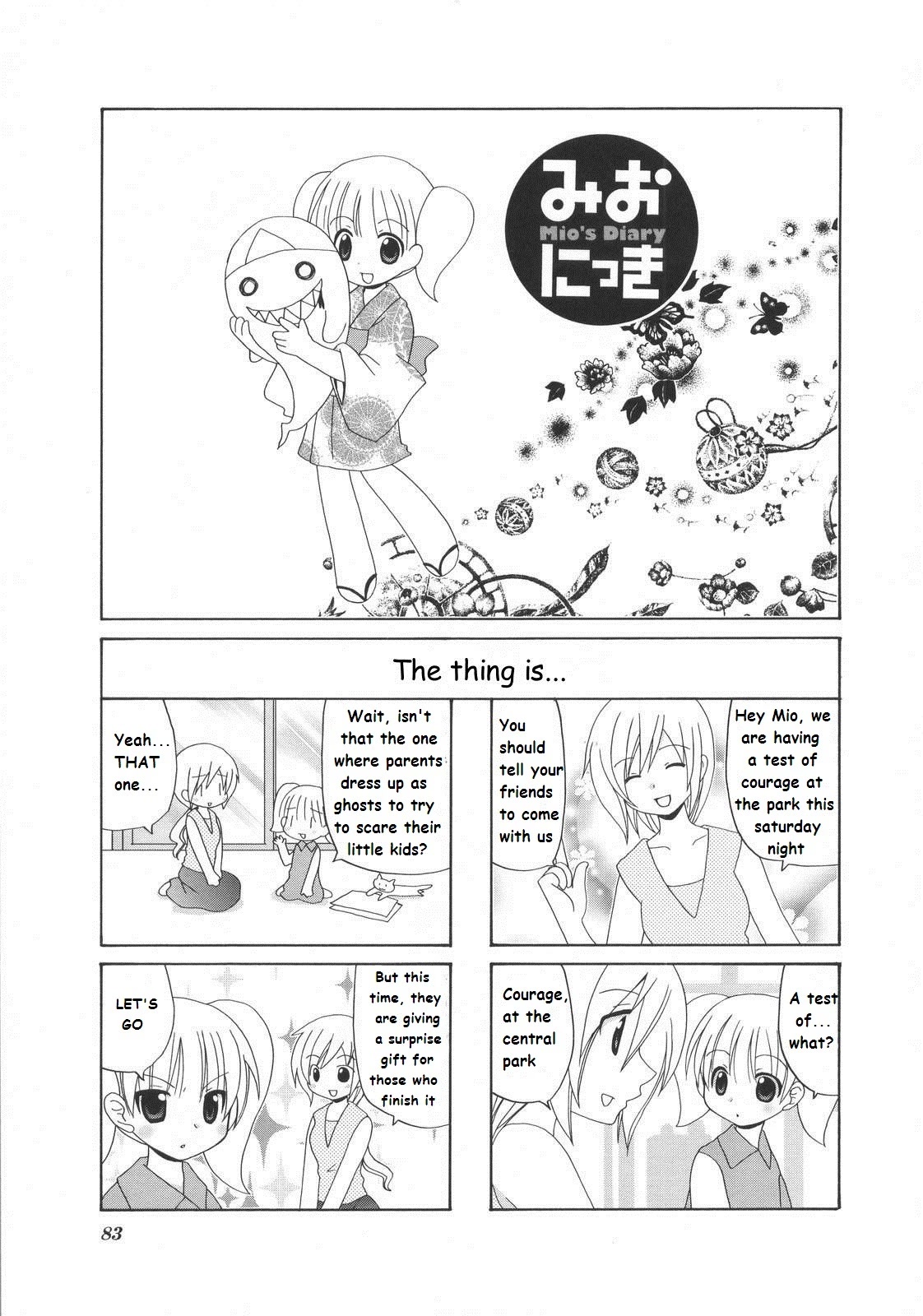 Mio's Diary Chapter 20 page 1 - Chapter 20