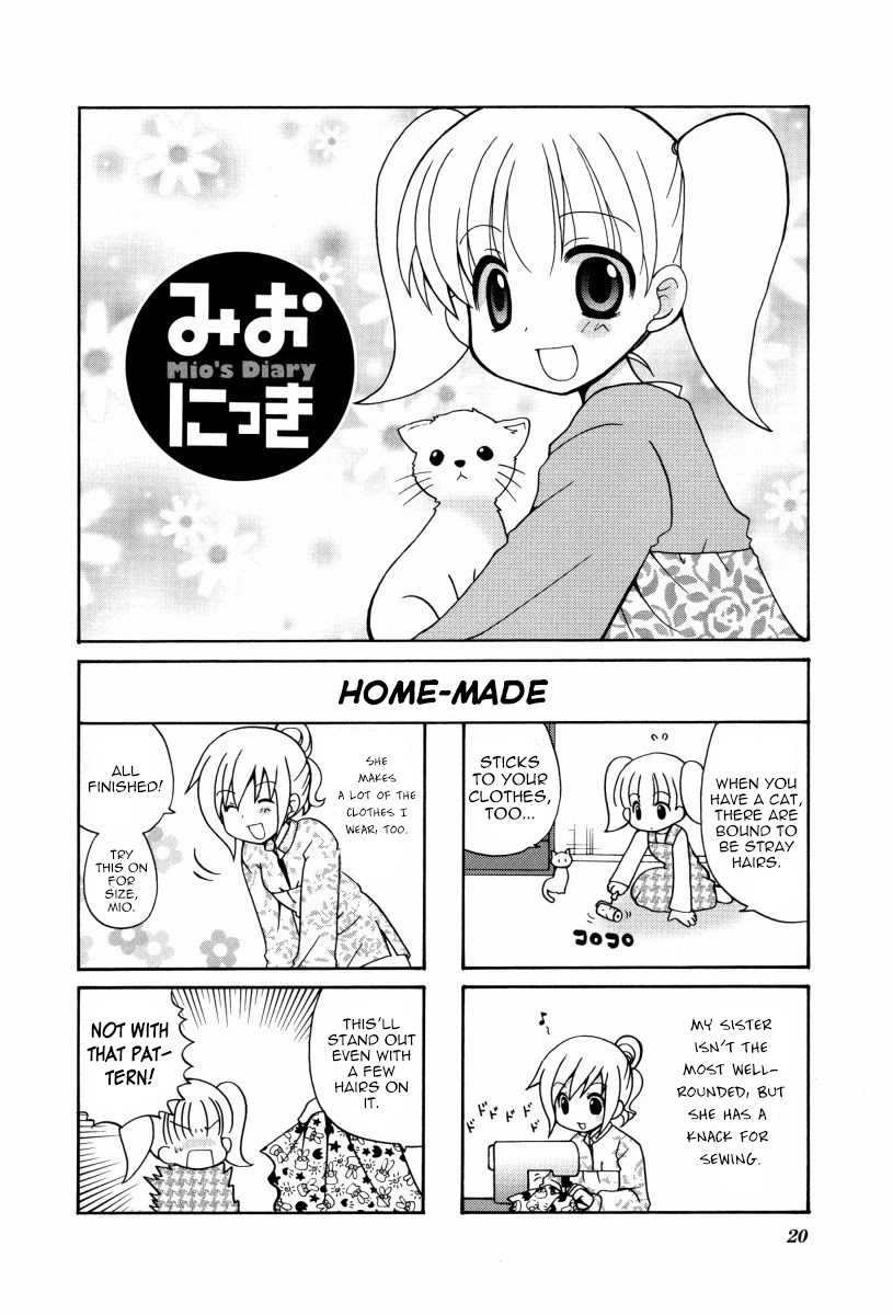 Mio's Diary Chapter 5 page 1 - Chapter 5