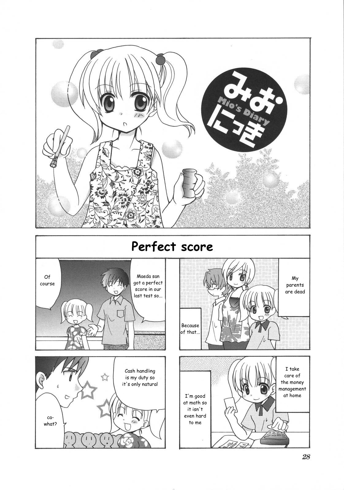 Mio's Diary Chapter 7 page 1 - Chapter 7