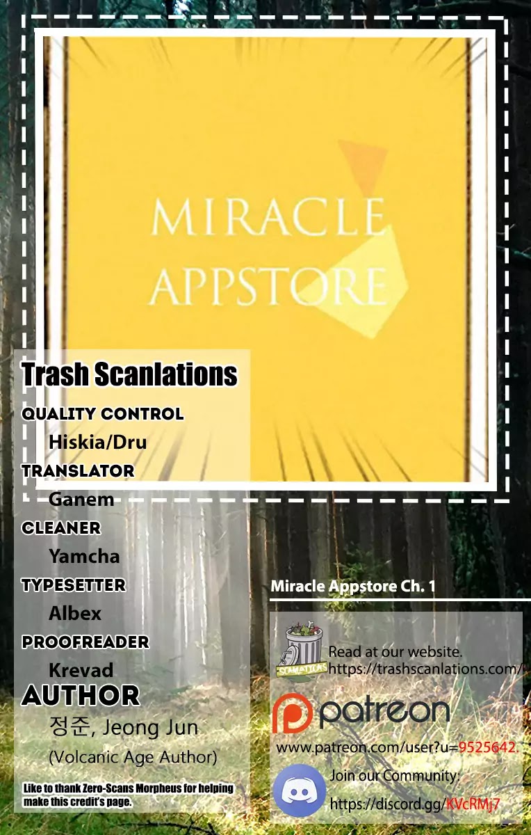 Miracle App Store Chapter 1 page 1 - Chapter 1