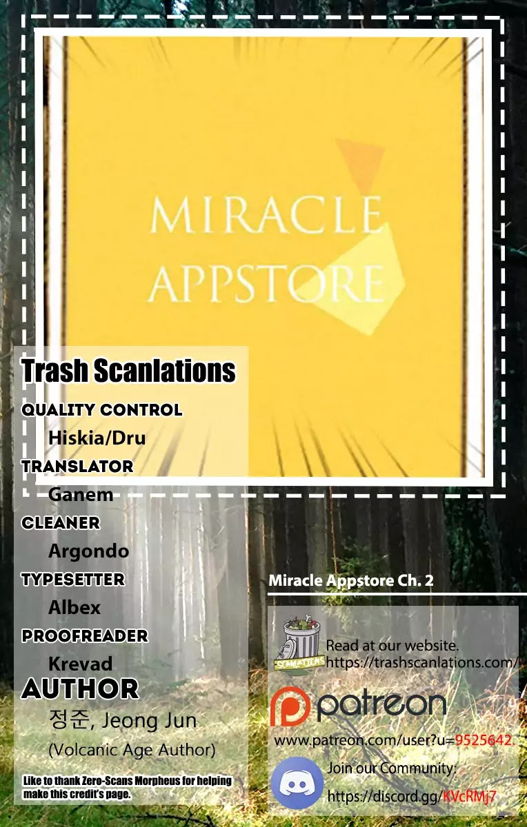 Miracle App Store Chapter 2 page 1 - Chapter 2