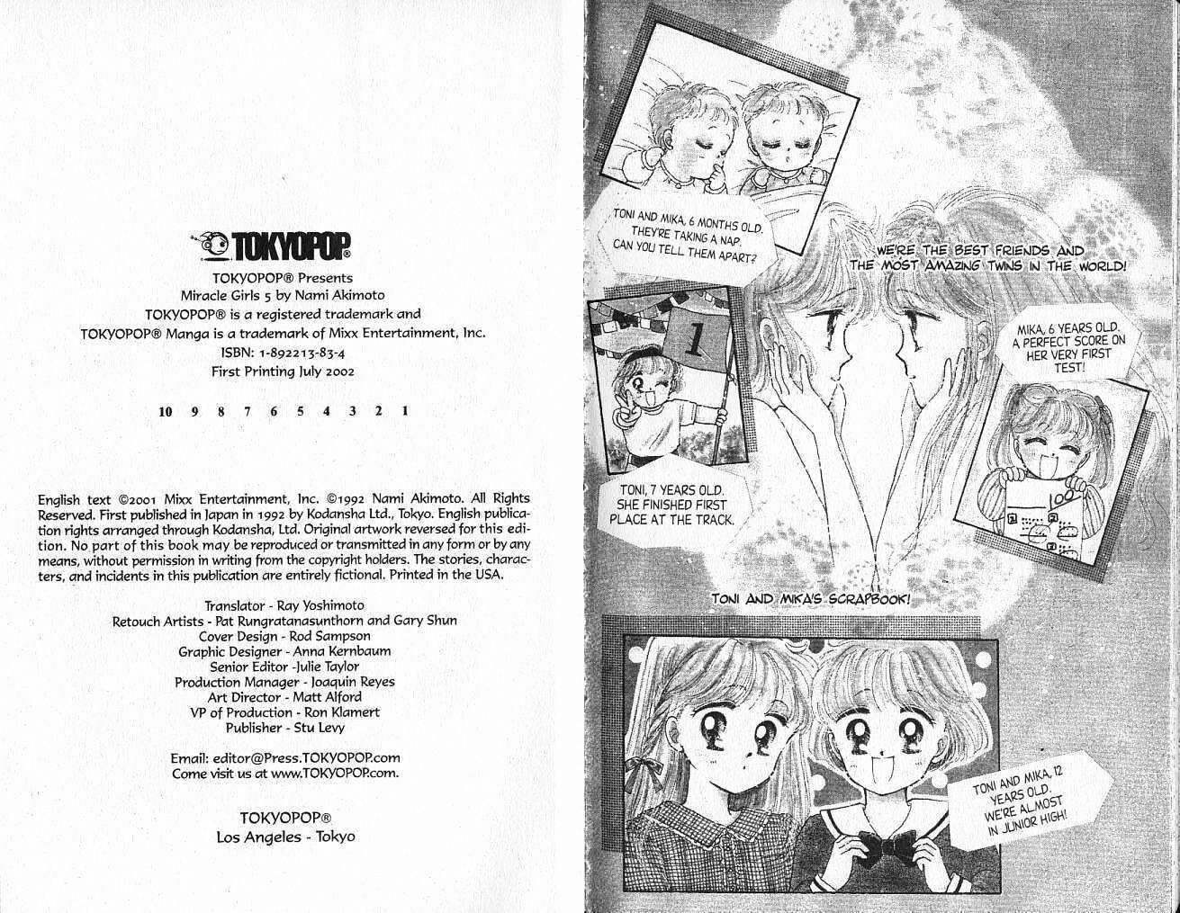 Miracle Girls Chapter 5.0 page 3 - Vol.05 Chapter 0