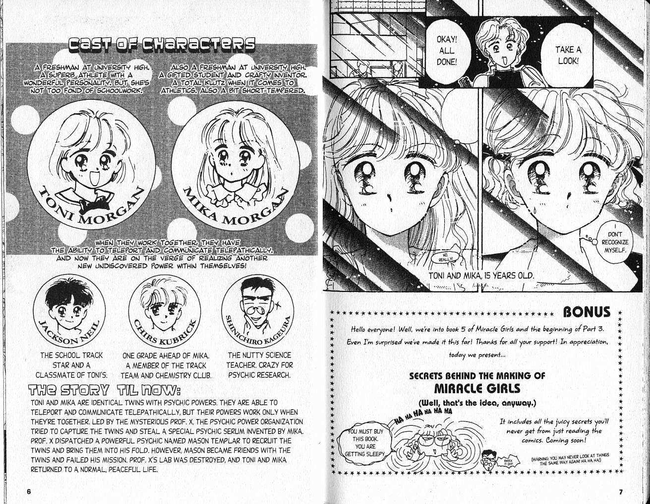 Miracle Girls Chapter 5.0 page 5 - Vol.05 Chapter 0