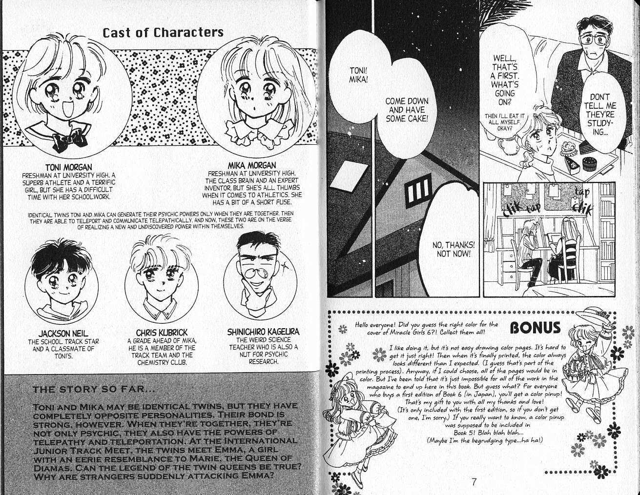 Miracle Girls Chapter 6.0 page 5 - Vol.06 Chapter 0