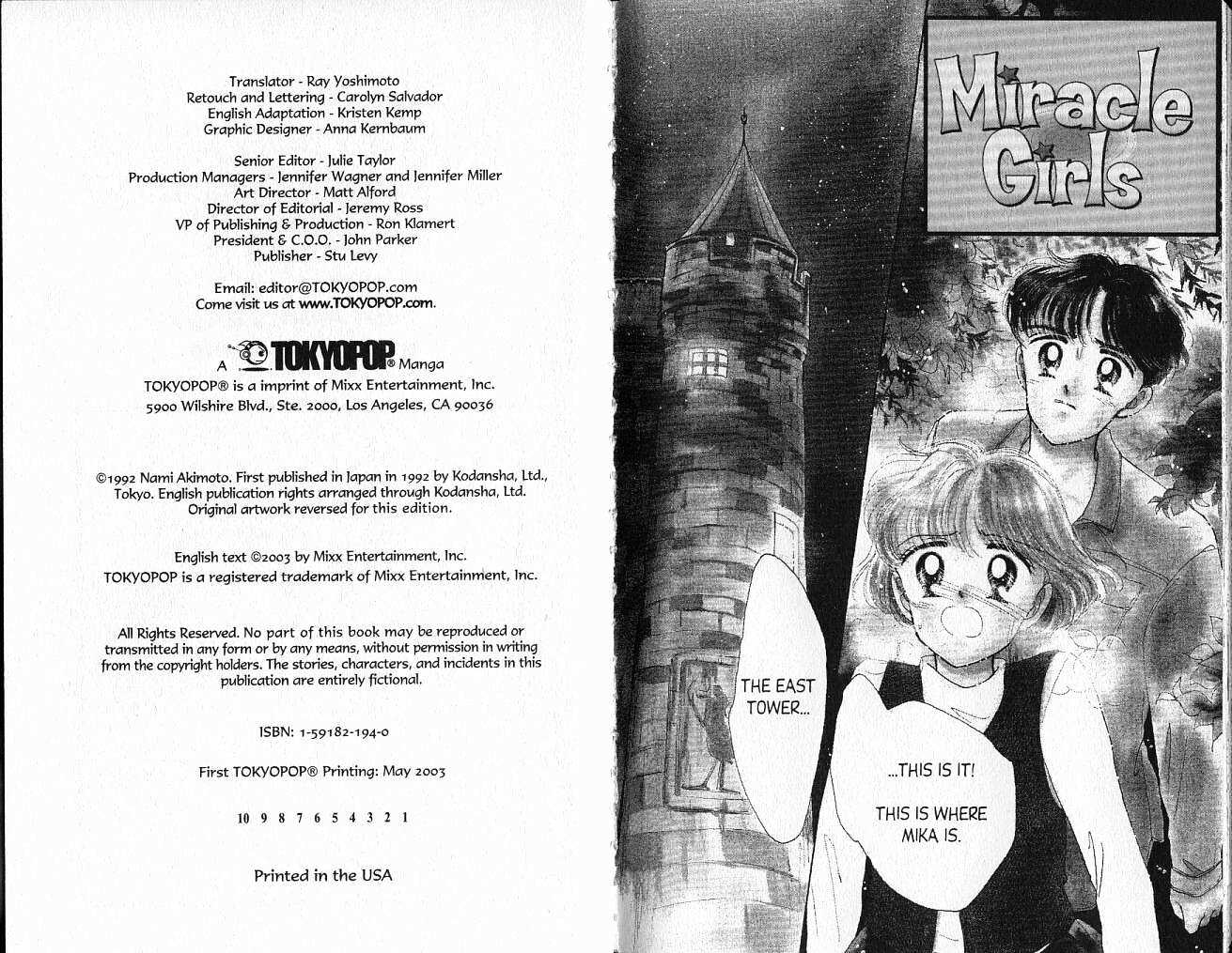 Miracle Girls Chapter 9.0 page 3 - Vol.09 Chapter 0