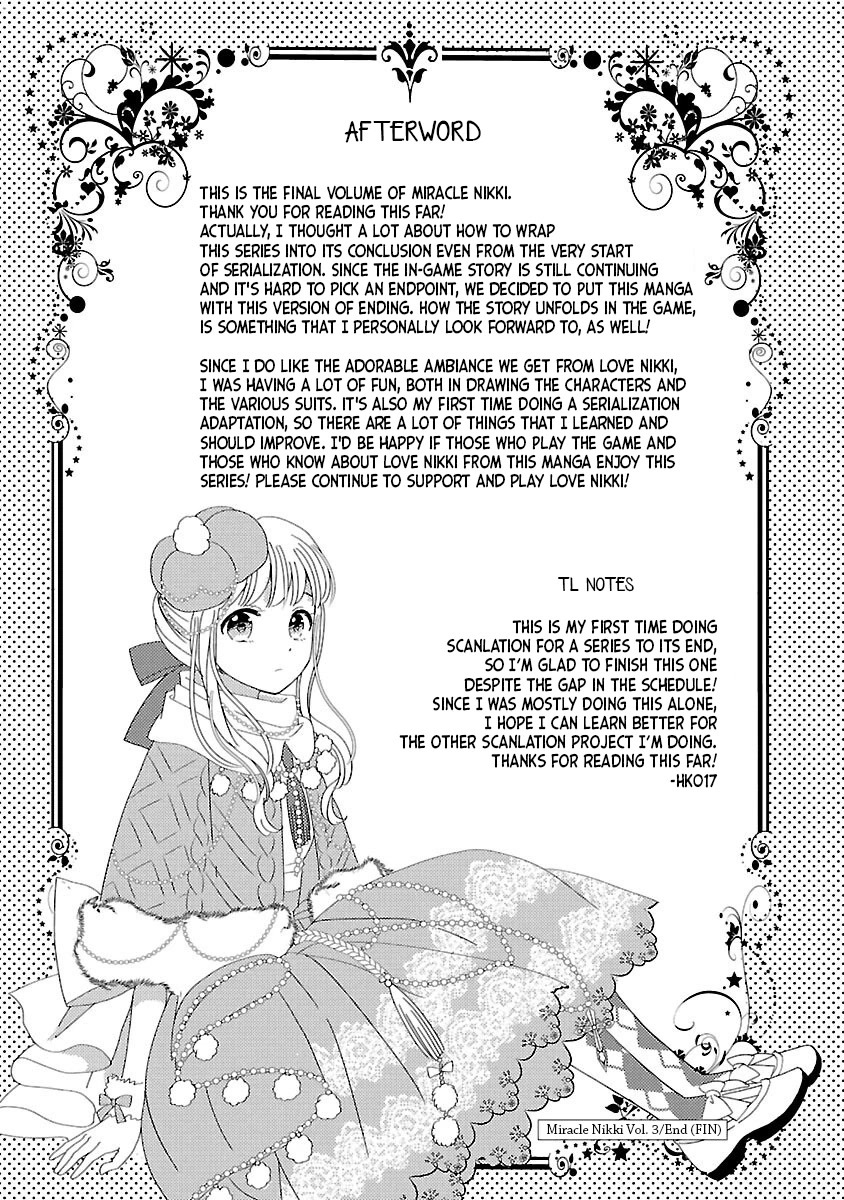 Miracle Nikki Chapter 15 page 30 - Chapter 15 [END]