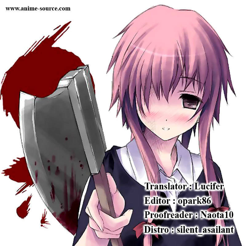 Mirai Nikki Mosaic Chapter 1 page 43 - Chapter 1: How Uryuu Minene Obtained Her Future Diary