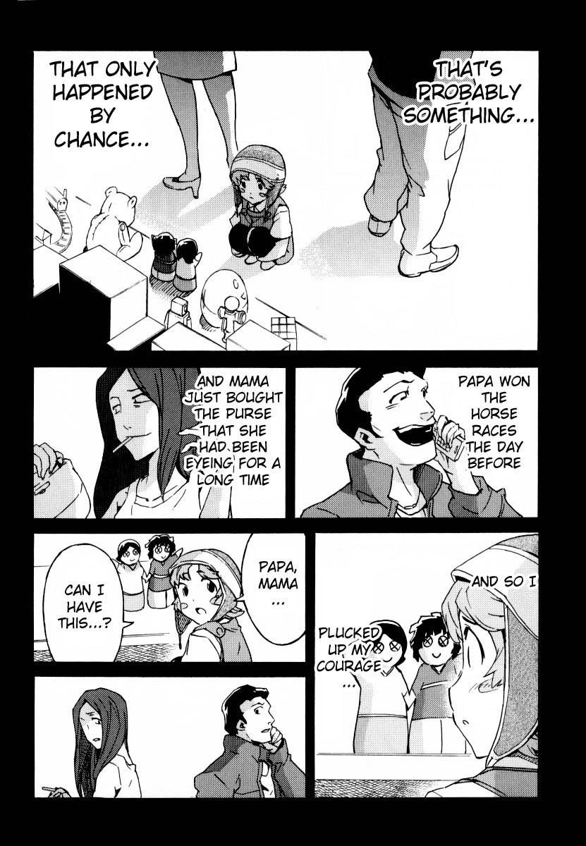 Mirai Nikki Mosaic Chapter 3 page 36 - Chapter 3: Houjou Reisuke's plan to attack Yukiteru's house