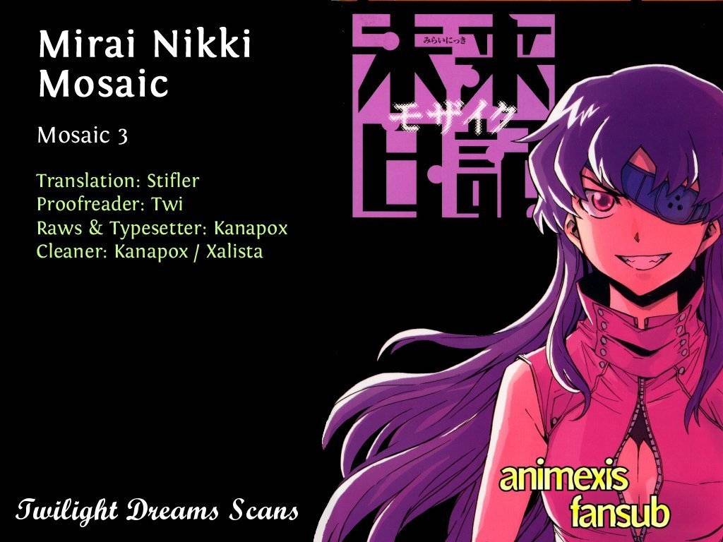 Mirai Nikki Mosaic Chapter 3 page 41 - Chapter 3: Houjou Reisuke's plan to attack Yukiteru's house