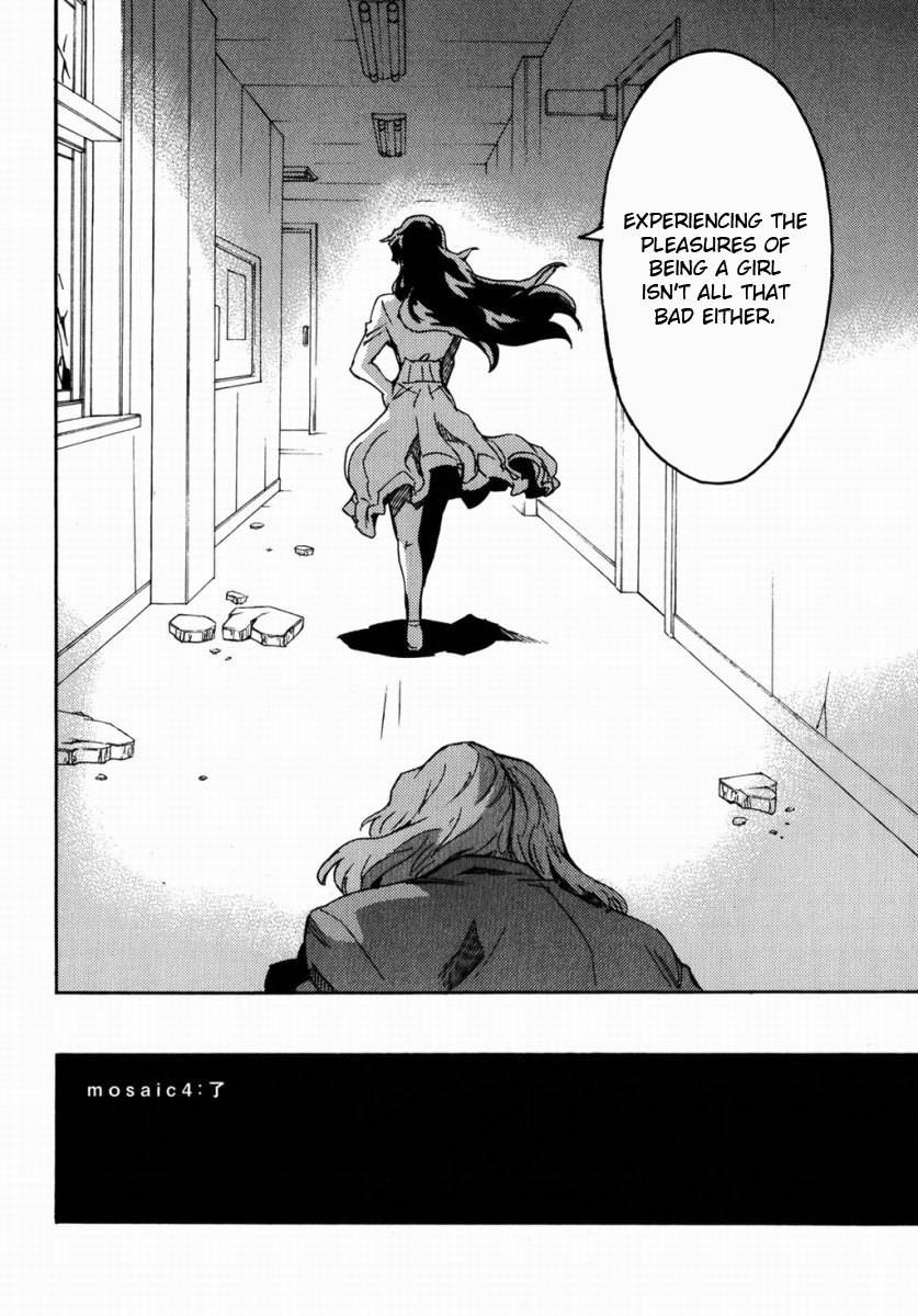 Mirai Nikki Mosaic Chapter 4 page 36 - Chapter 4: The Story of How Uryuu Minene Got Into Gothic Fashion