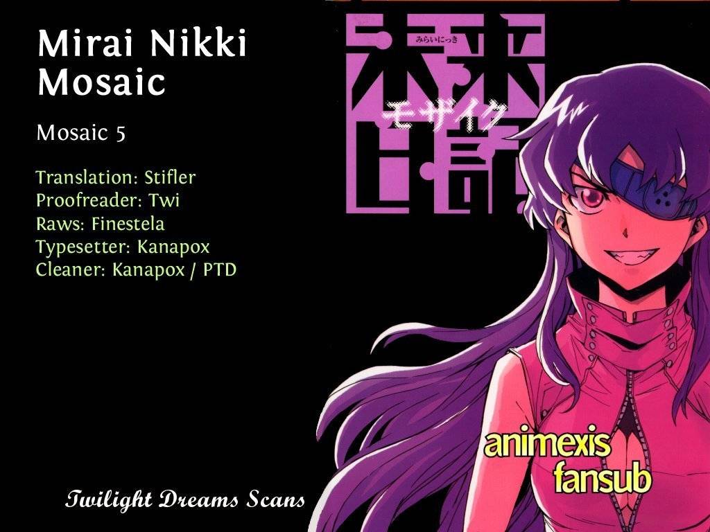 Mirai Nikki Mosaic Chapter 5 page 1 - Chapter 5: The story of Uryuu Minene and Akise Aru's meeting