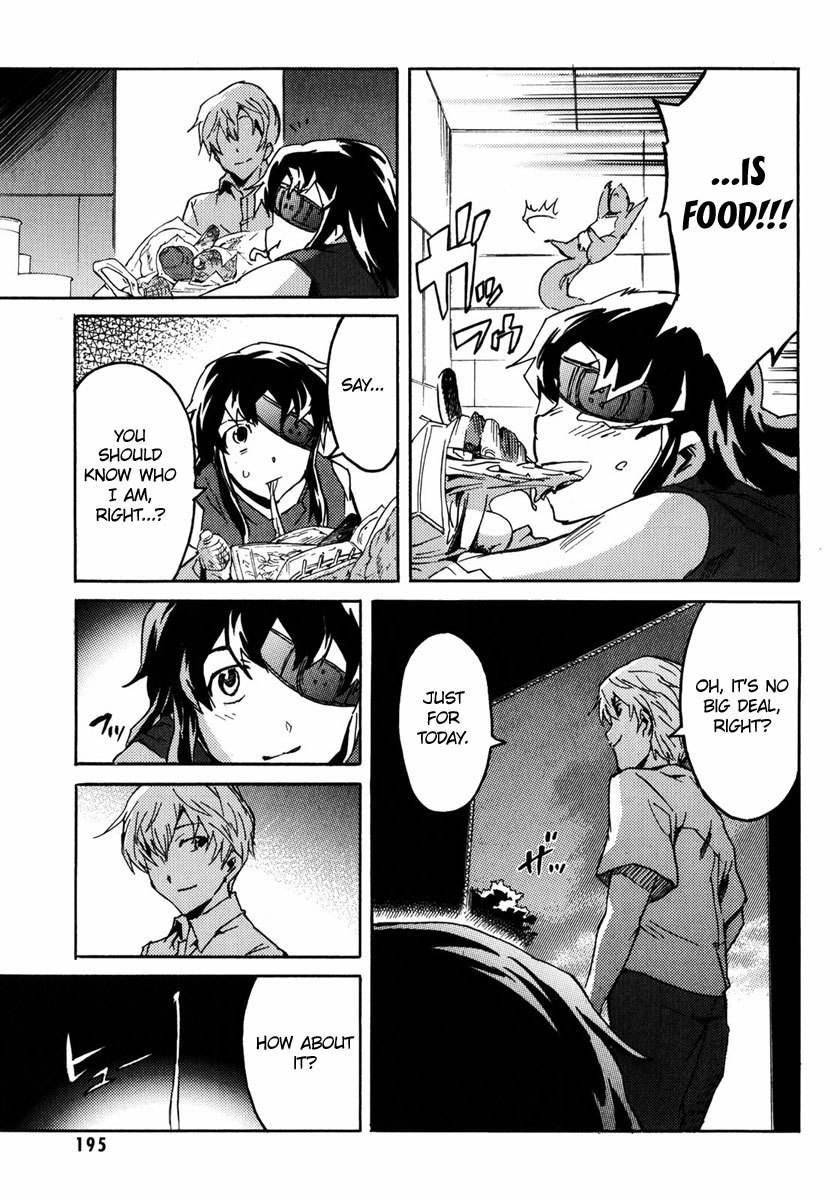 Mirai Nikki Mosaic Chapter 5 page 34 - Chapter 5: The story of Uryuu Minene and Akise Aru's meeting