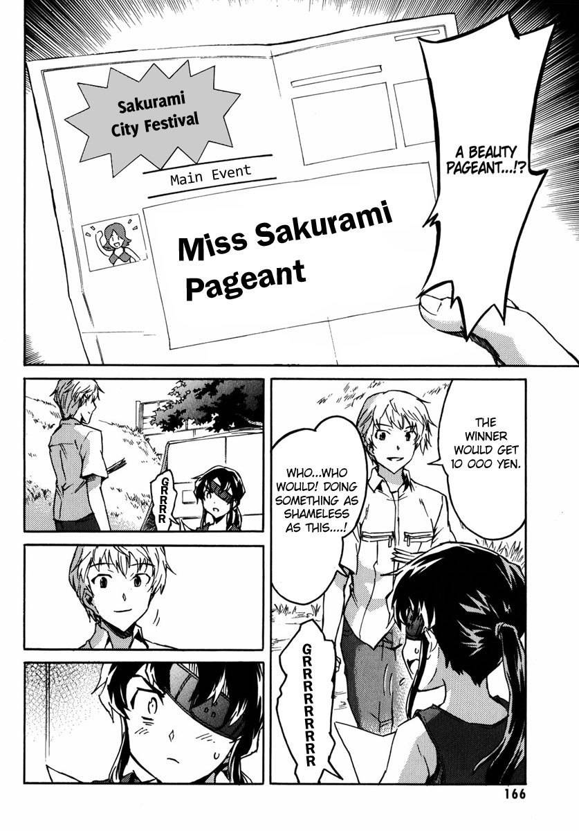 Mirai Nikki Mosaic Chapter 5 page 7 - Chapter 5: The story of Uryuu Minene and Akise Aru's meeting