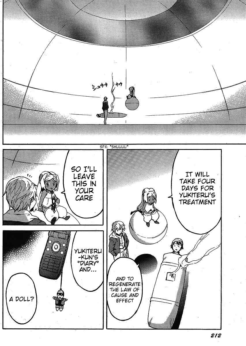 Mirai Nikki Paradox Chapter 1 page 34 - Chapter 1: Paradox's Change of Leading Actor