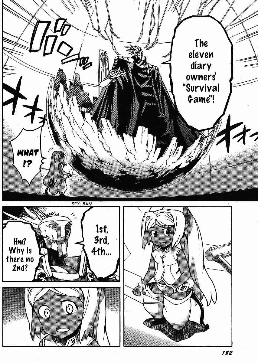 Mirai Nikki Paradox Chapter 1 page 6 - Chapter 1: Paradox's Change of Leading Actor
