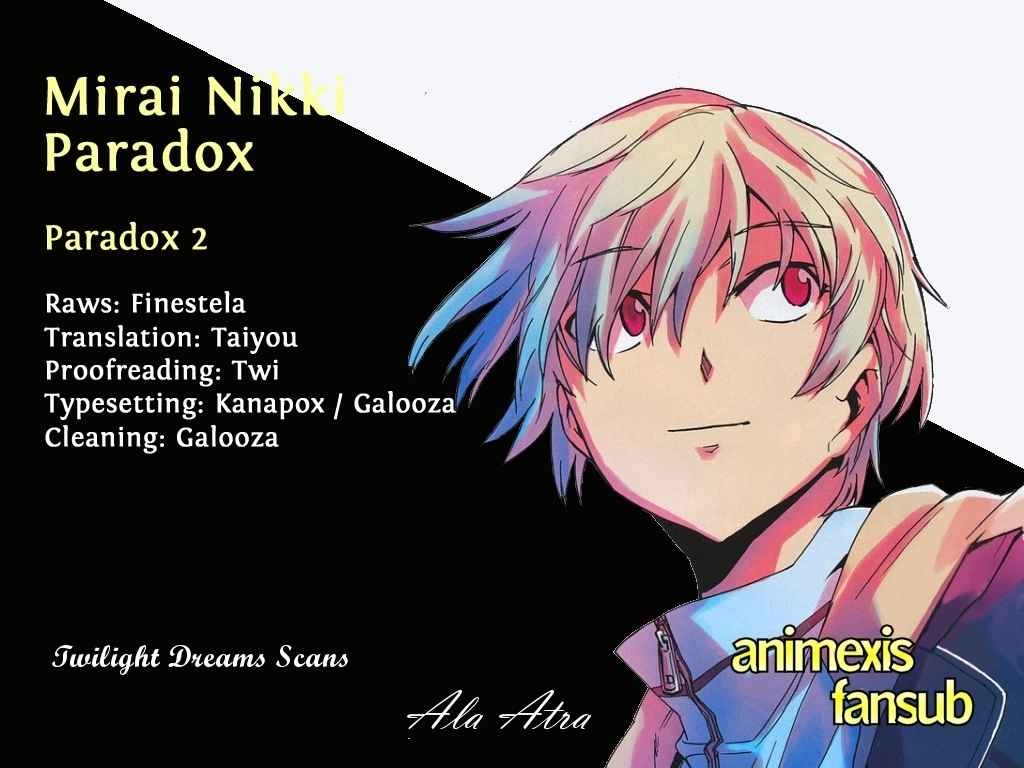 Mirai Nikki Paradox Chapter 2 page 34 - Chapter 2: The Paradox of Love and Mines