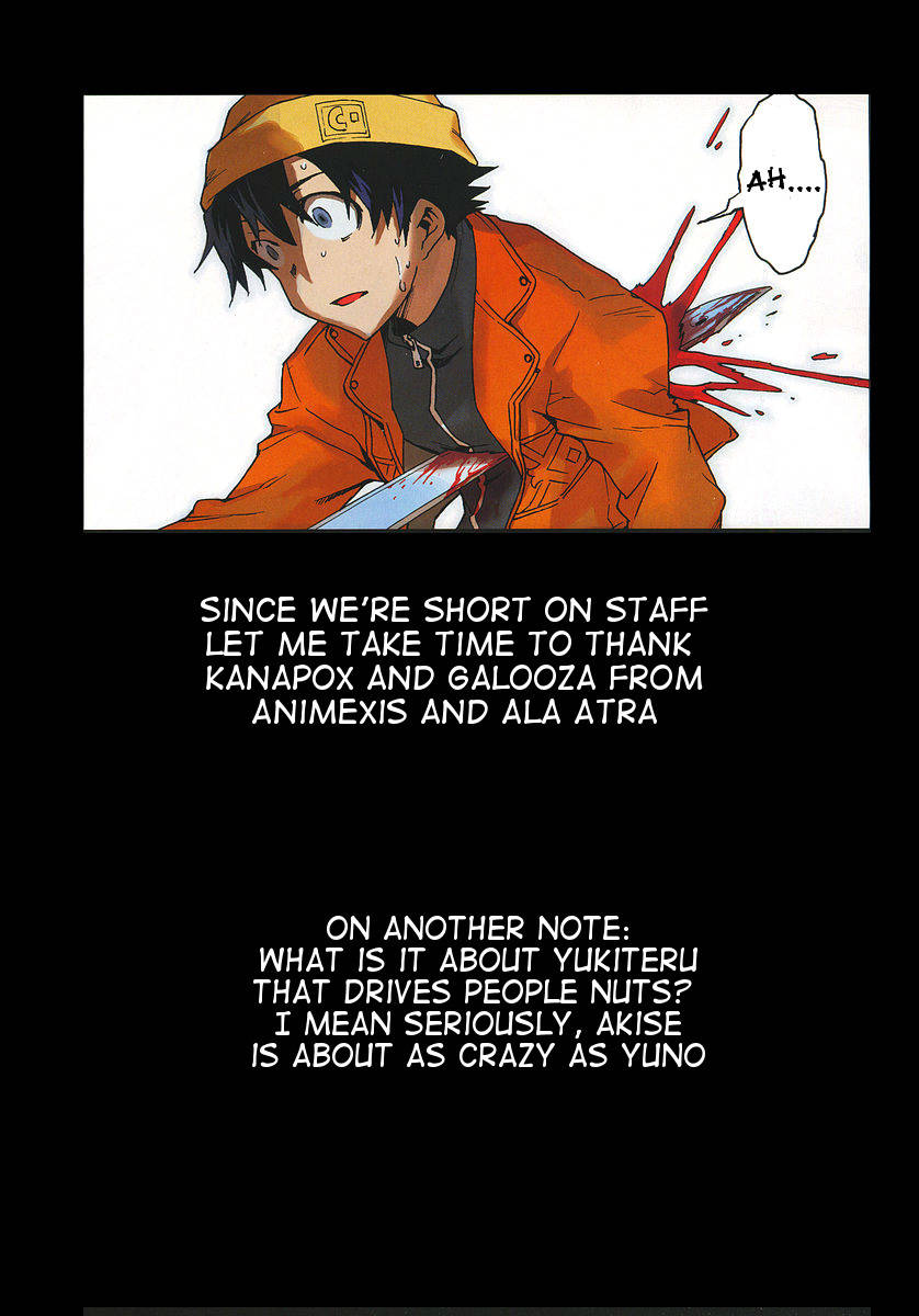 Mirai Nikki Paradox Chapter 2 page 35 - Chapter 2: The Paradox of Love and Mines