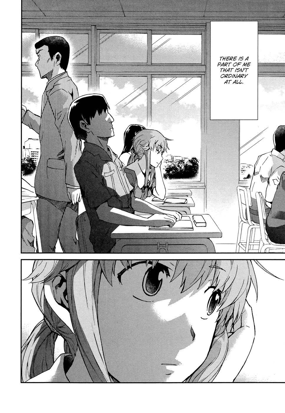Mirai Nikki Redial Chapter 1.1 page 12 - Chapter 1.1