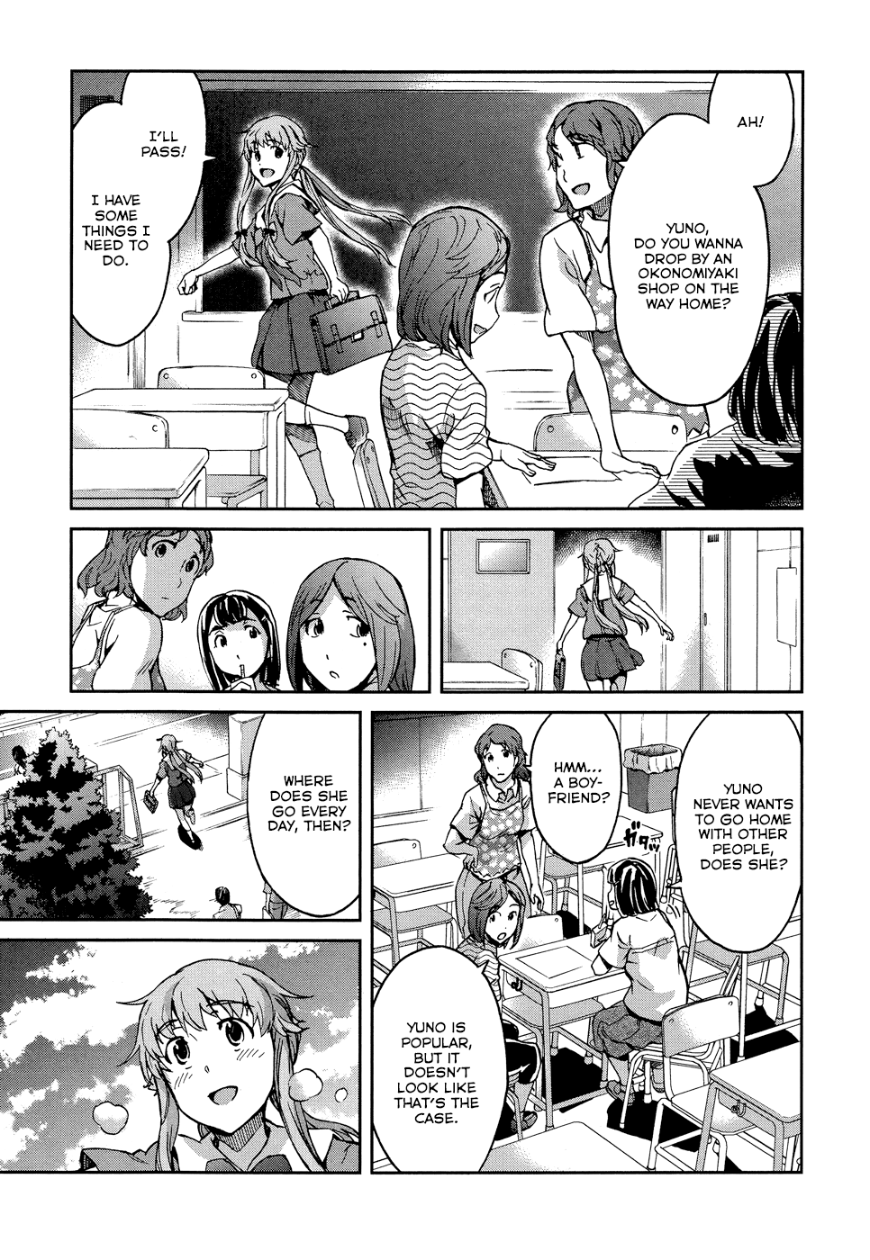 Mirai Nikki Redial Chapter 1.1 page 13 - Chapter 1.1