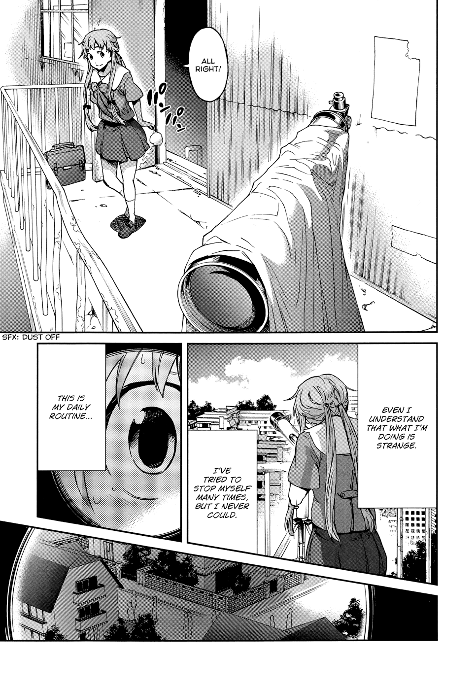 Mirai Nikki Redial Chapter 1.1 page 15 - Chapter 1.1