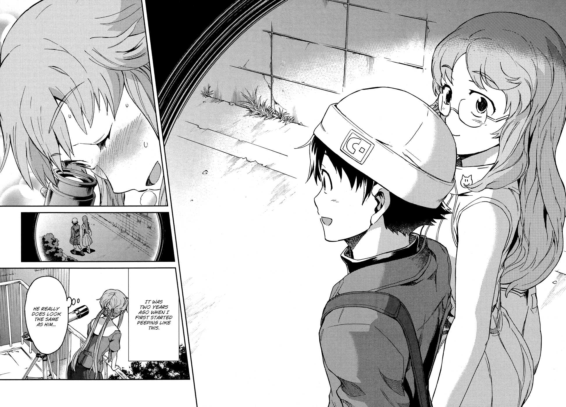 Mirai Nikki Redial Chapter 1.1 page 16 - Chapter 1.1