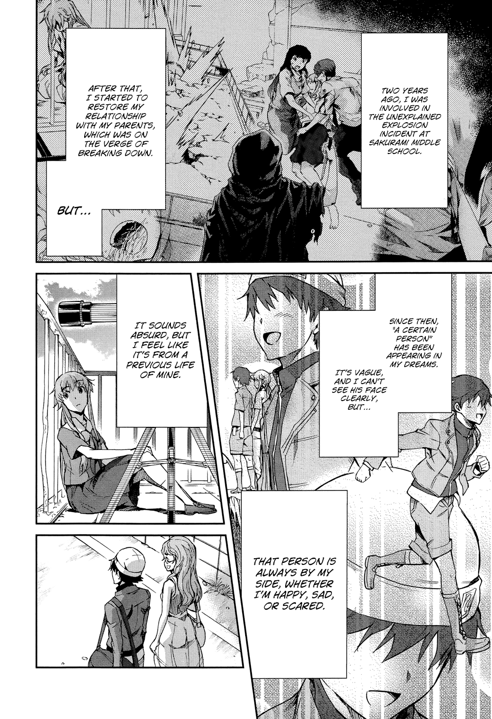 Mirai Nikki Redial Chapter 1.1 page 17 - Chapter 1.1