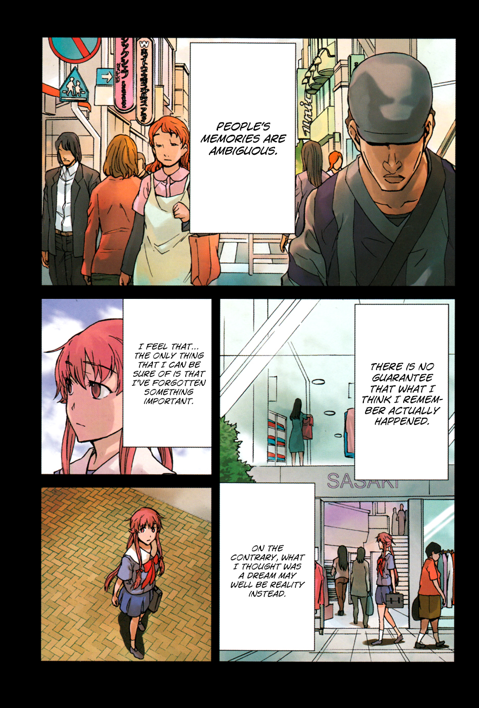 Mirai Nikki Redial Chapter 1.1 page 4 - Chapter 1.1