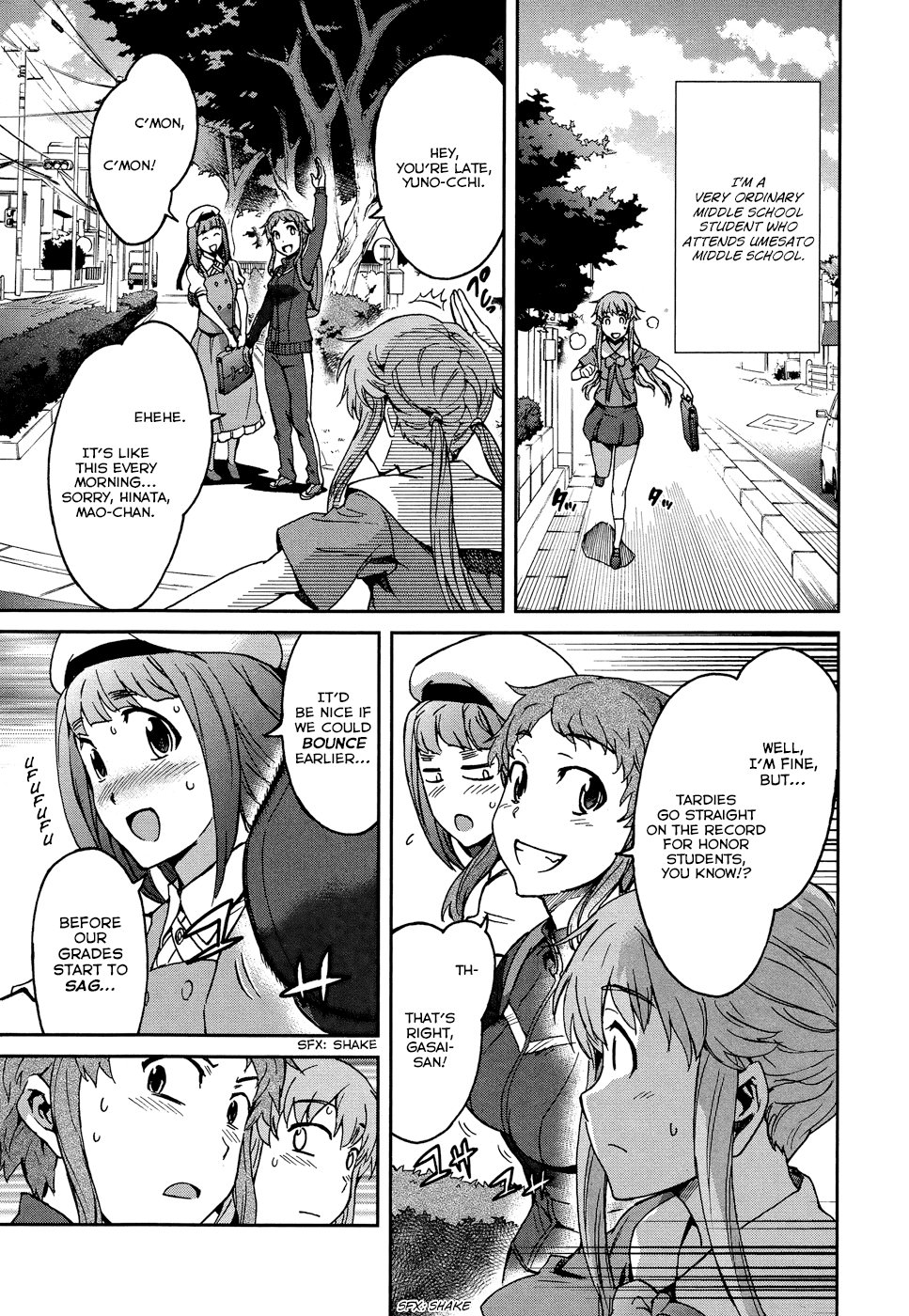Mirai Nikki Redial Chapter 1.1 page 9 - Chapter 1.1