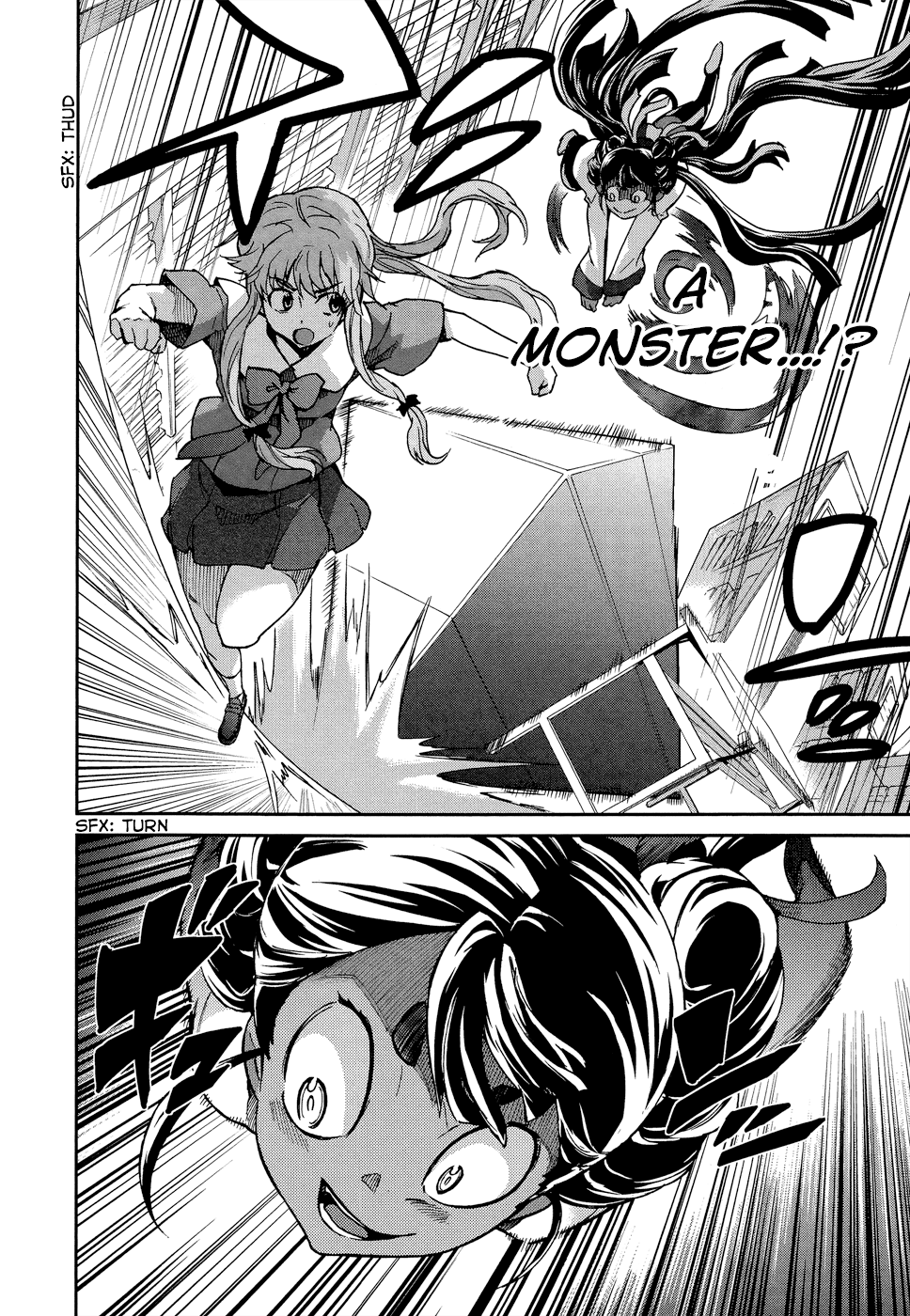 Mirai Nikki Redial Chapter 1.2 page 10 - Chapter 1.2: [END]