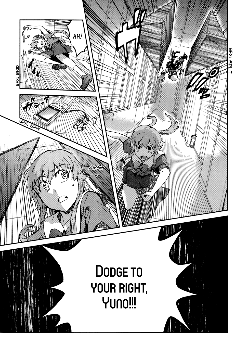 Mirai Nikki Redial Chapter 1.2 page 11 - Chapter 1.2: [END]
