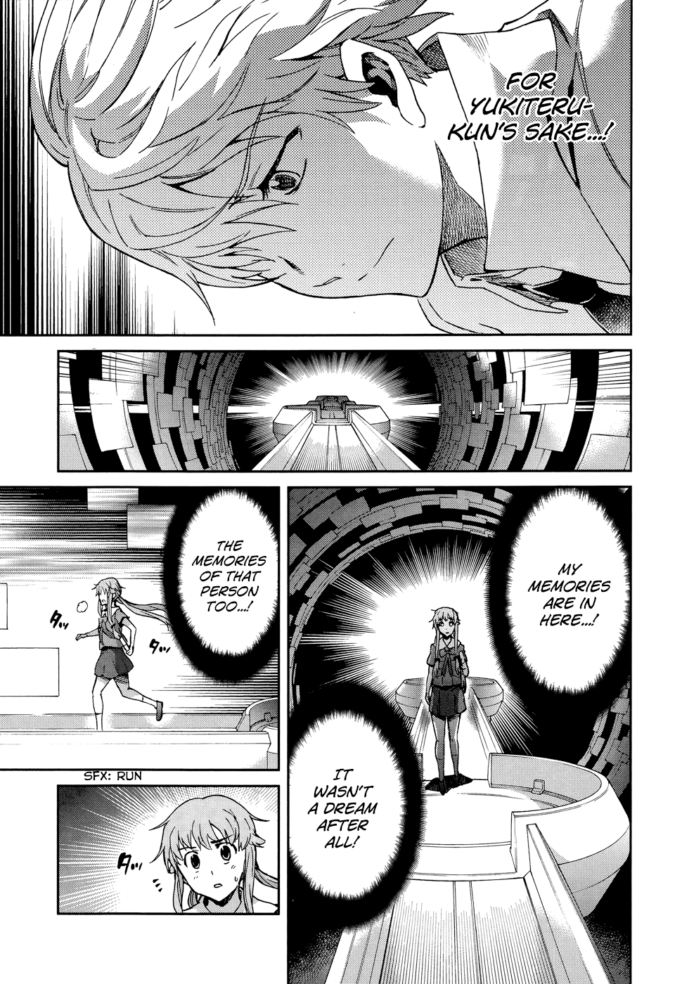 Mirai Nikki Redial Chapter 1.2 page 15 - Chapter 1.2: [END]