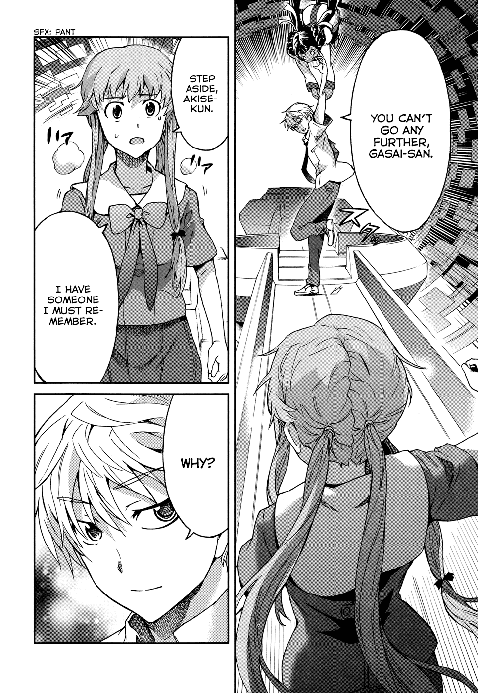 Mirai Nikki Redial Chapter 1.2 page 16 - Chapter 1.2: [END]