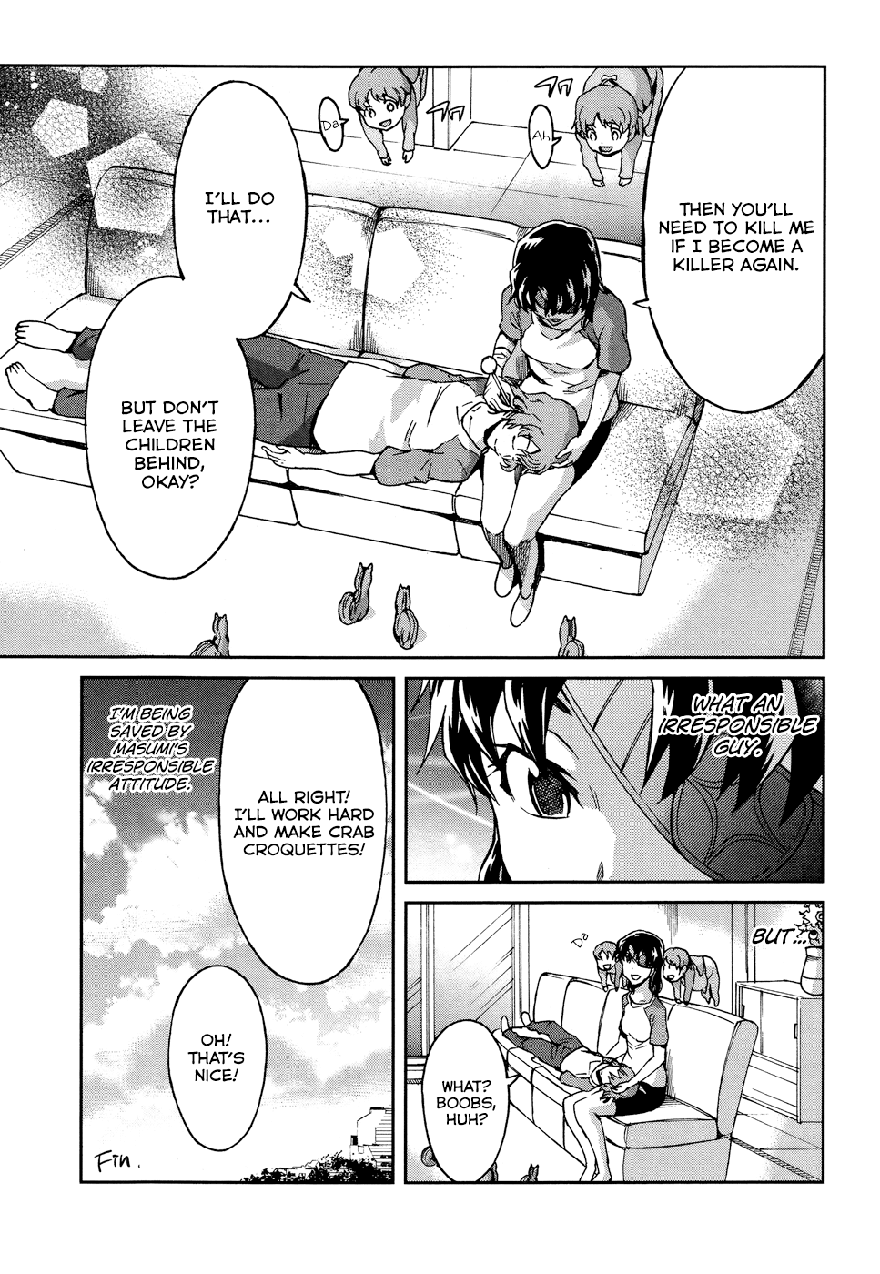 Mirai Nikki Redial Chapter 1.2 page 40 - Chapter 1.2: [END]