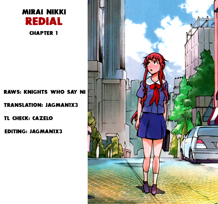Mirai Nikki Redial Chapter 1 page 1 - Chapter 1