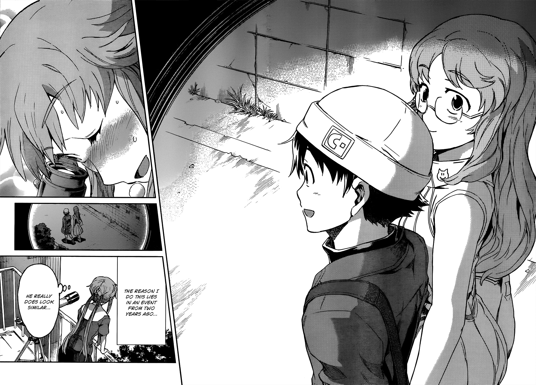 Mirai Nikki Redial Chapter 1 page 12 - Chapter 1