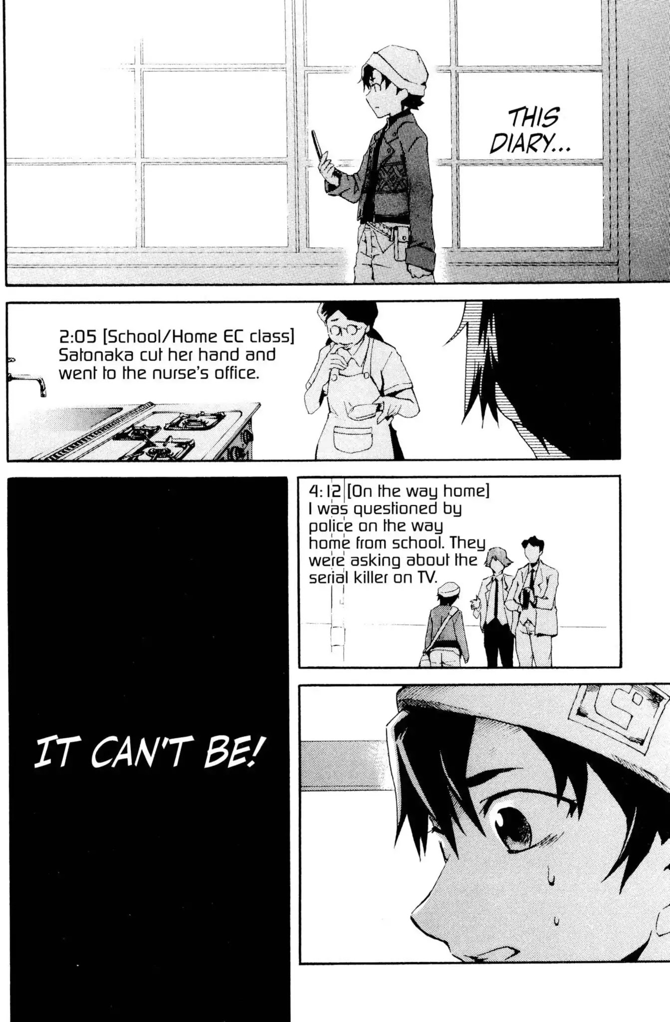 Mirai Nikki Chapter 1 page 10 - Chapter 1: Vol.1 Diary 1: Future Diary