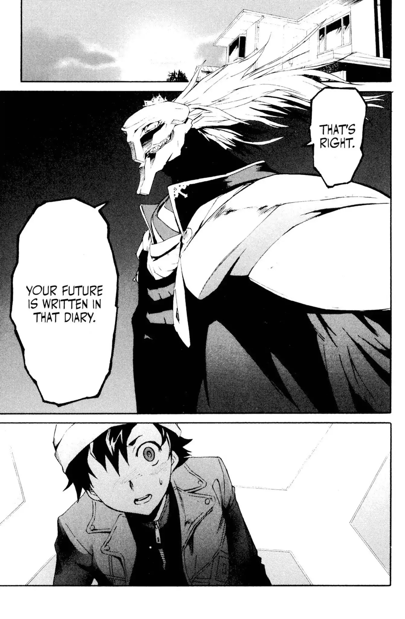 Mirai Nikki Chapter 1 page 11 - Chapter 1: Vol.1 Diary 1: Future Diary