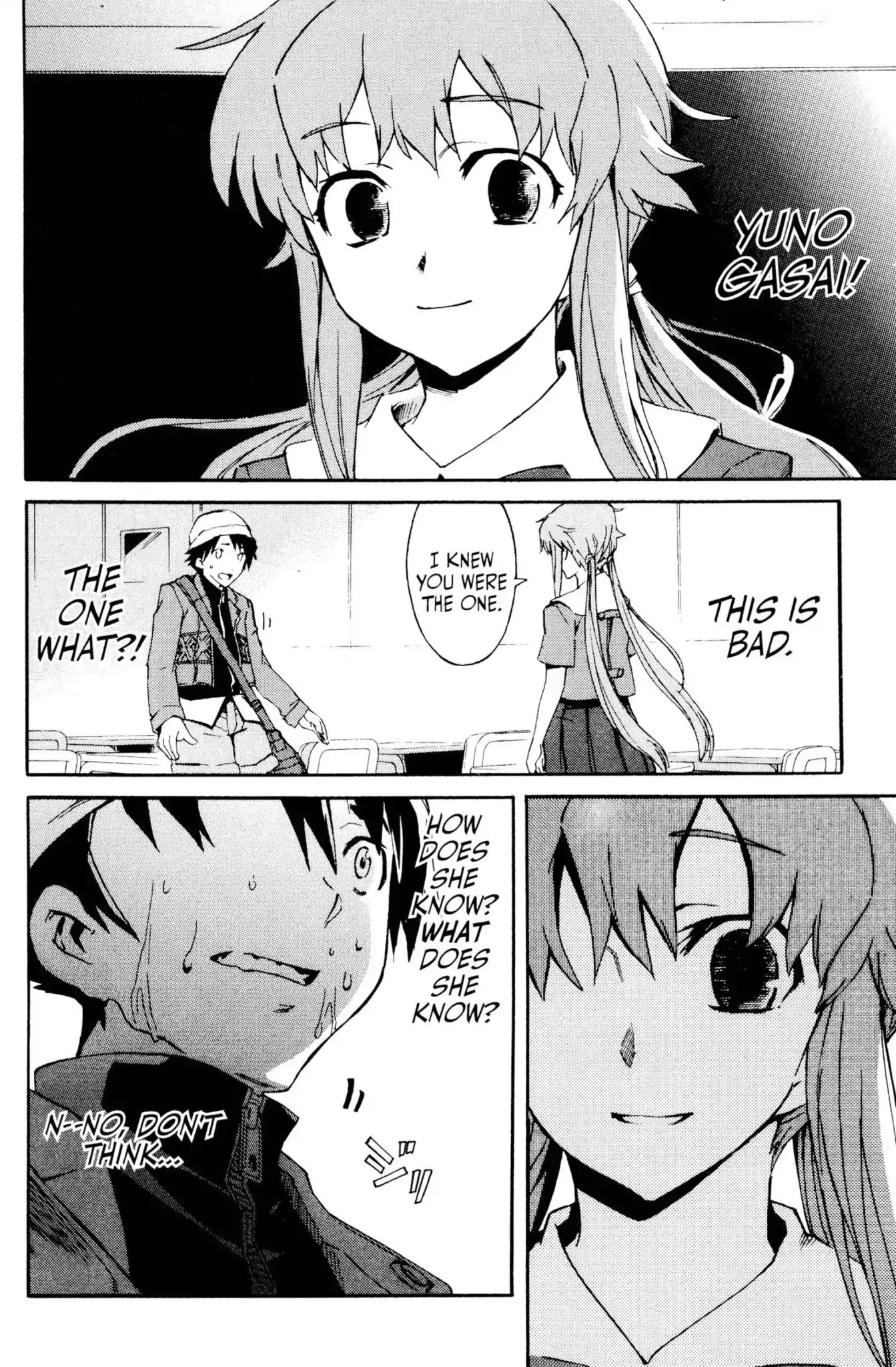 Mirai Nikki Chapter 1 page 28 - Chapter 1: Vol.1 Diary 1: Future Diary