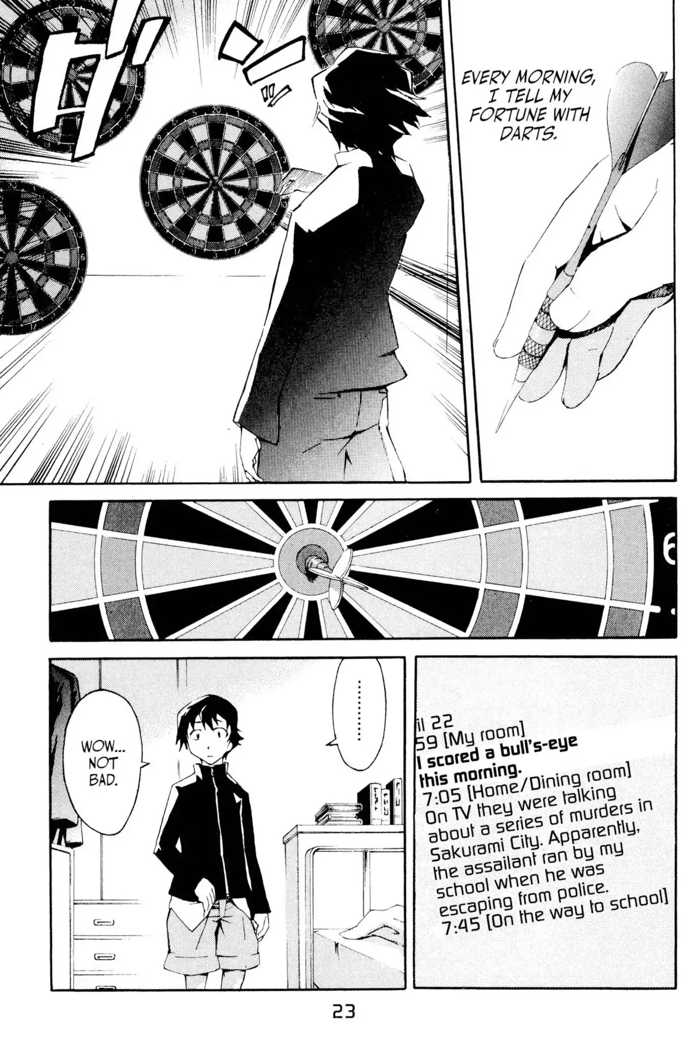 Mirai Nikki Chapter 1 page 3 - Chapter 1: Vol.1 Diary 1: Future Diary