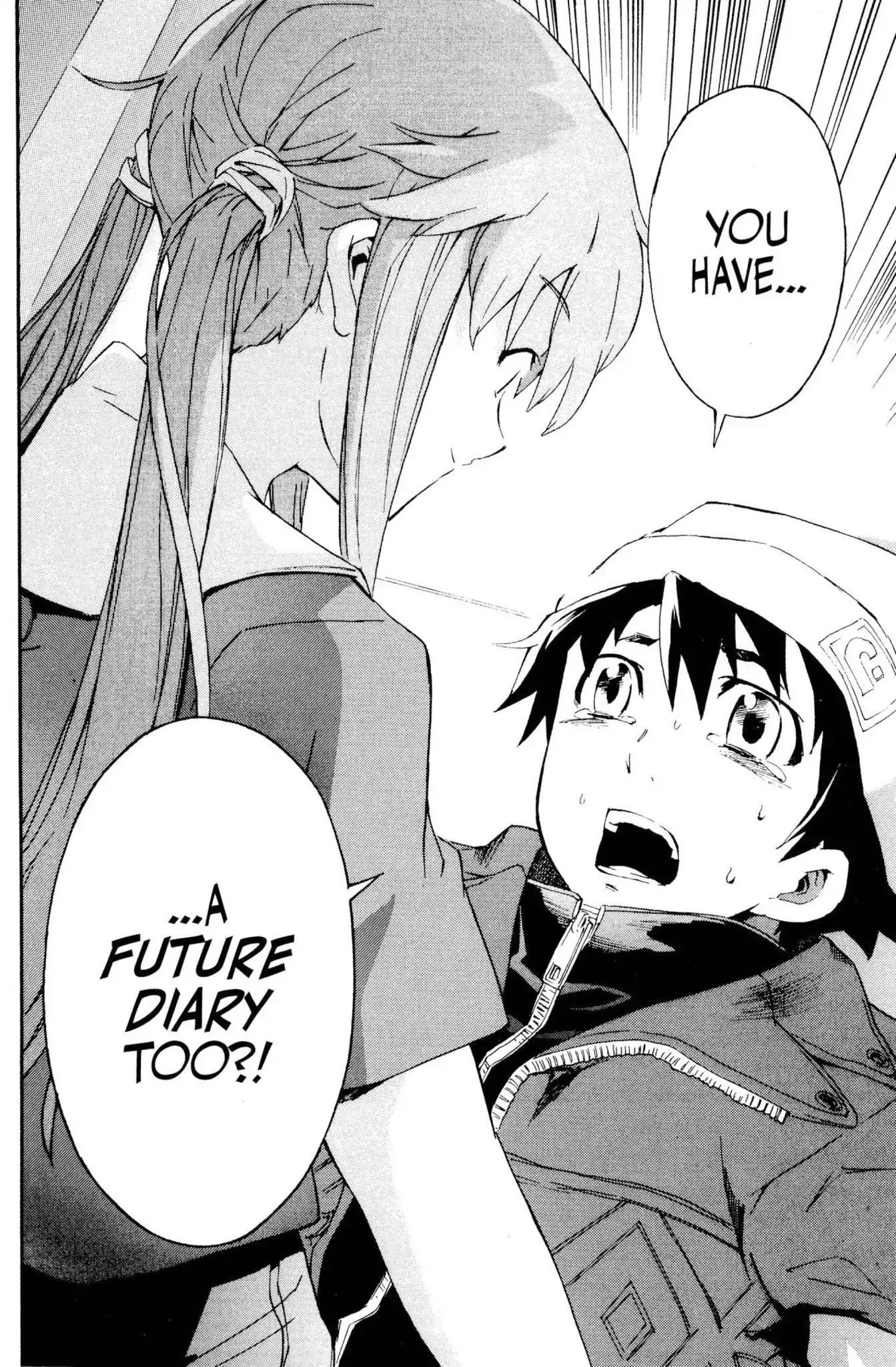 Mirai Nikki Chapter 1 page 34 - Chapter 1: Vol.1 Diary 1: Future Diary