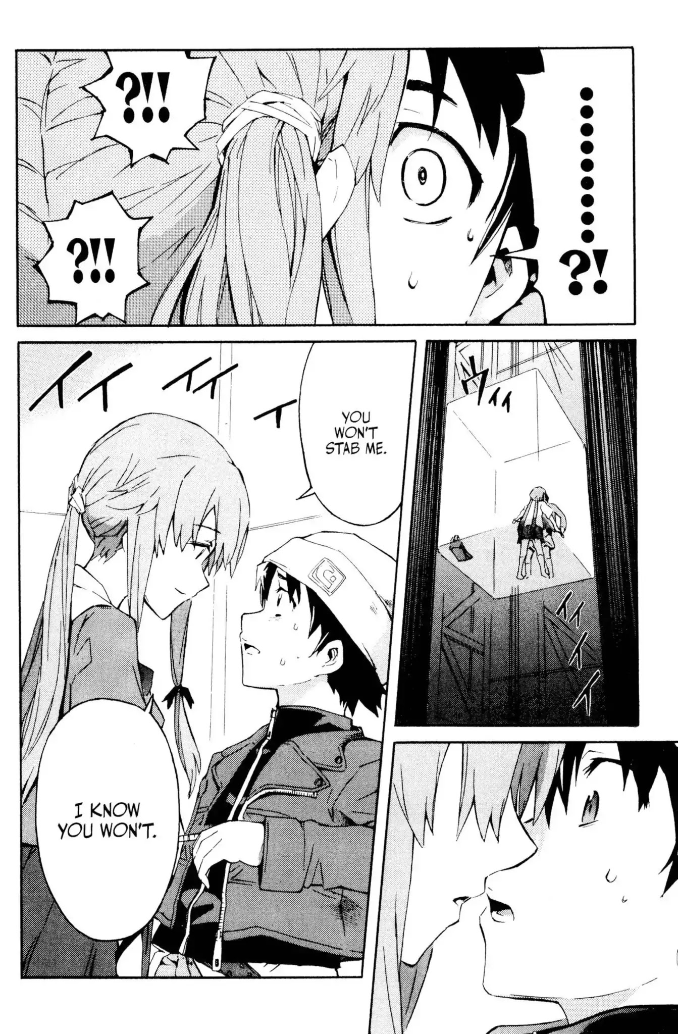 Mirai Nikki Chapter 1 page 38 - Chapter 1: Vol.1 Diary 1: Future Diary
