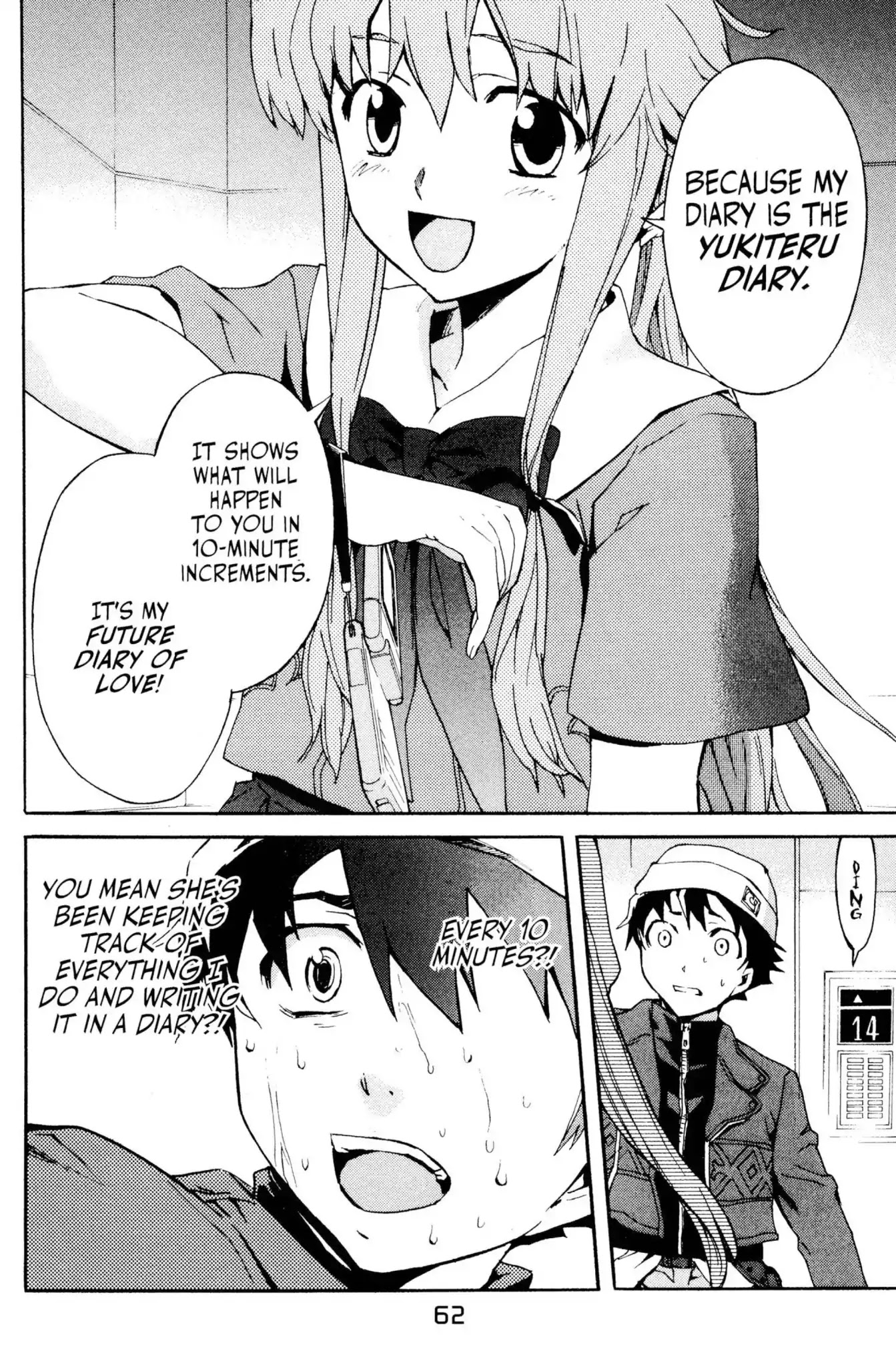 Mirai Nikki Chapter 1 page 42 - Chapter 1: Vol.1 Diary 1: Future Diary