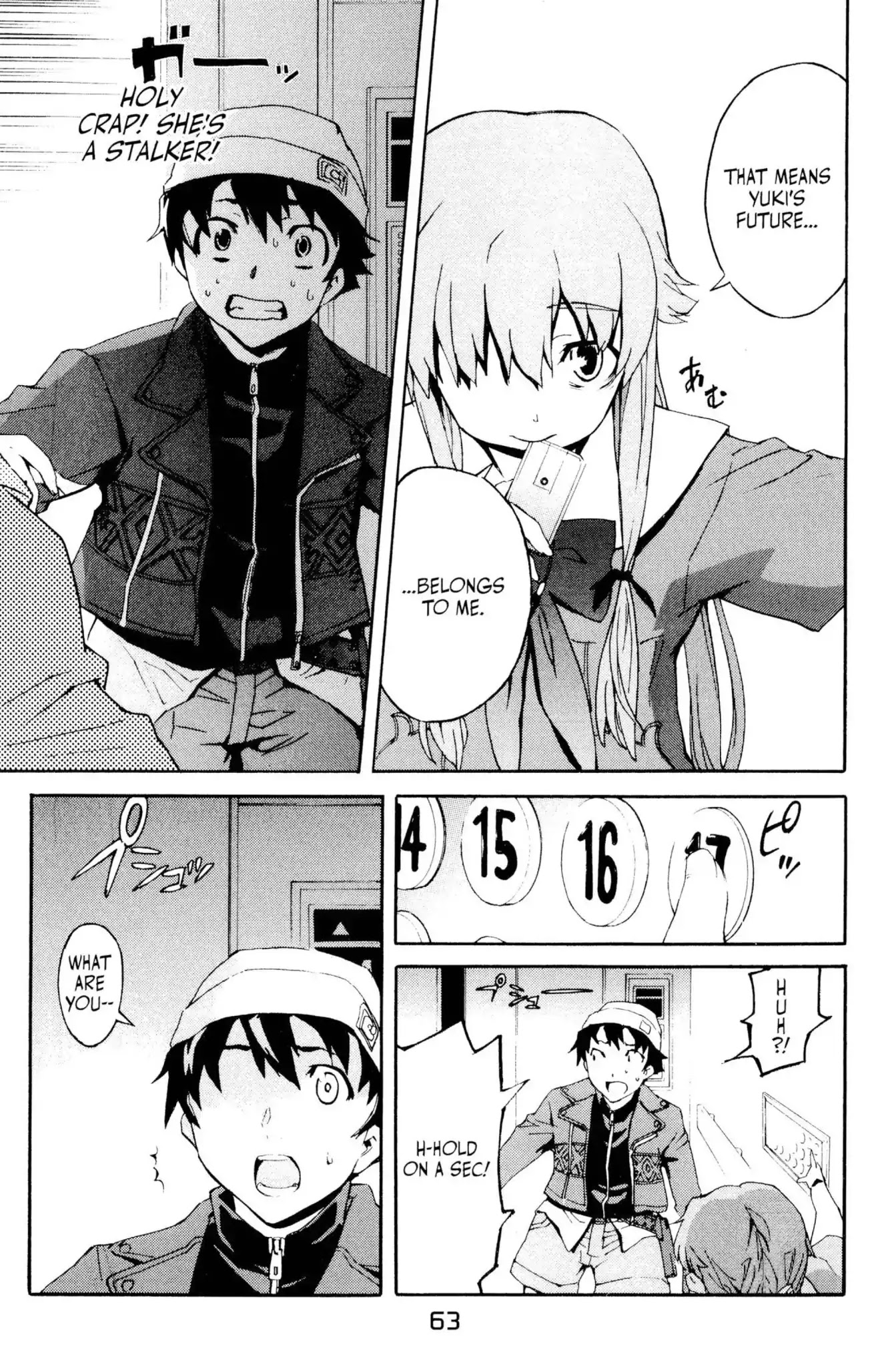 Mirai Nikki Chapter 1 page 43 - Chapter 1: Vol.1 Diary 1: Future Diary