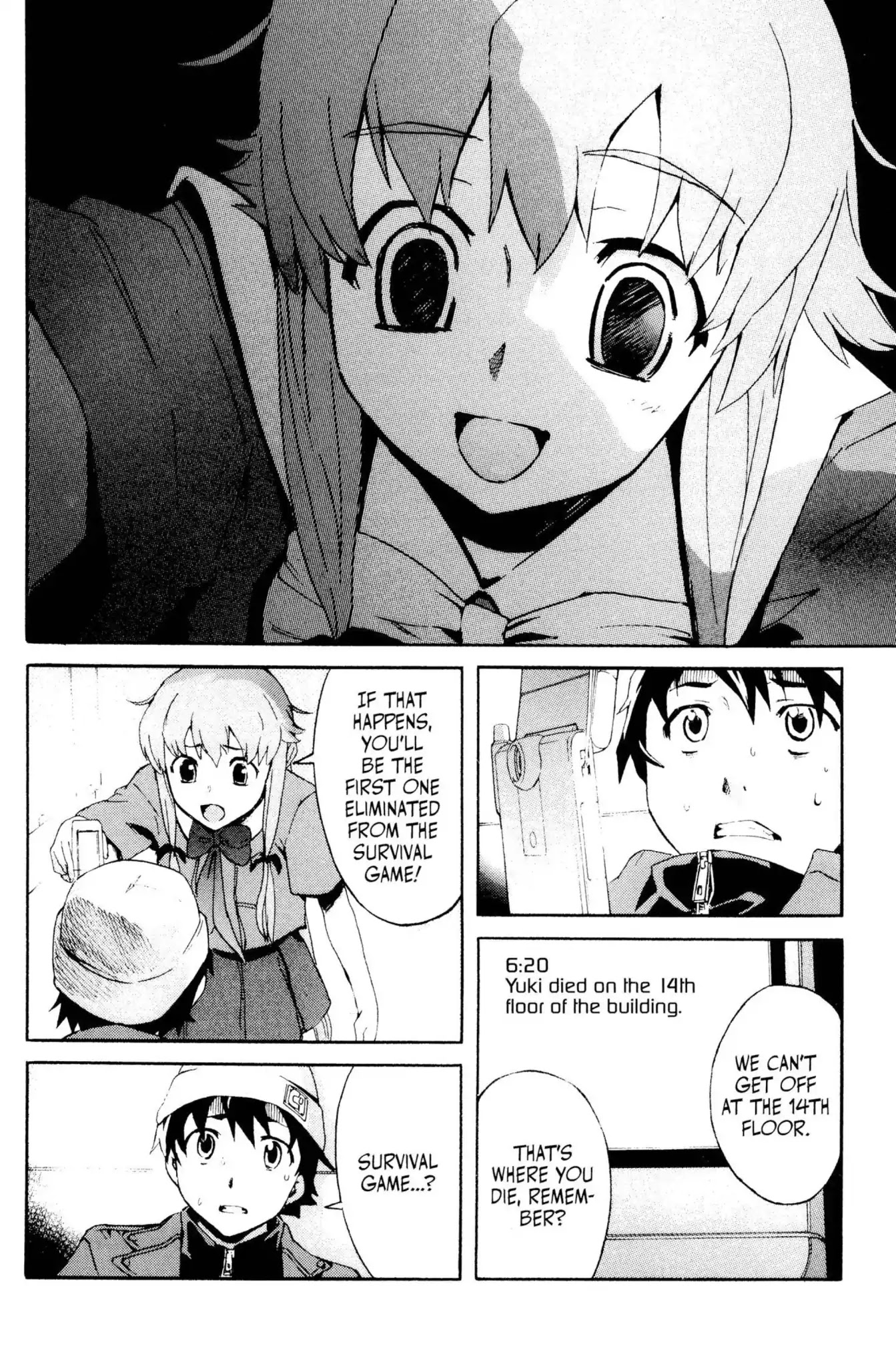Mirai Nikki Chapter 1 page 44 - Chapter 1: Vol.1 Diary 1: Future Diary
